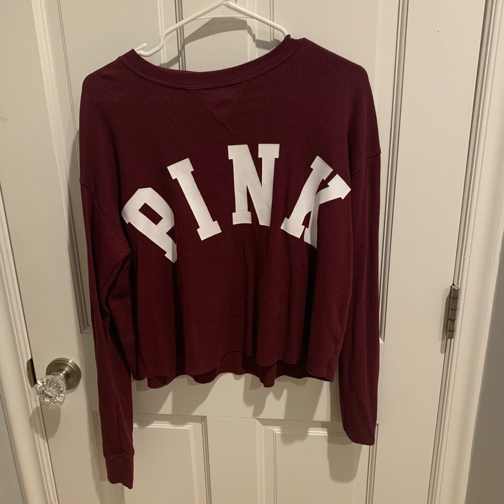 pink thermal long sleeve